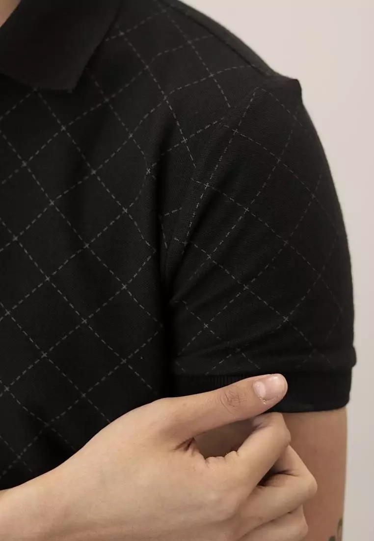 Kale PIERRE BLACK / Polo Shirt Pria / Atasan Pria / Baju Pria Warna PIERRE BLACK / Polo Shirt Slim Fit