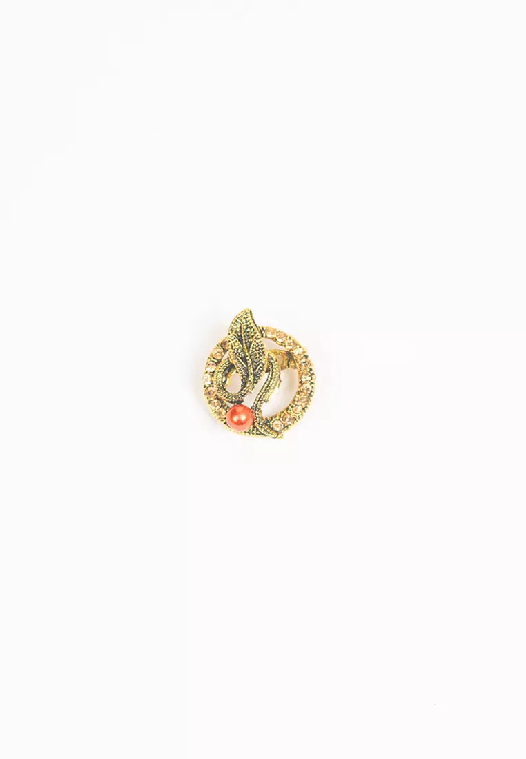 Houseofcuff lapel pin brooch bros untuk jas TUSUK GOLD A36