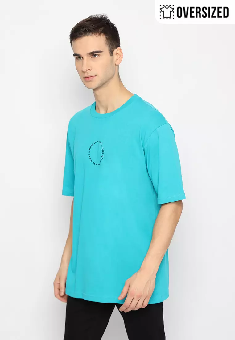 RBJ T-Shirt Cotton Combed Oversized Pria 2079250161