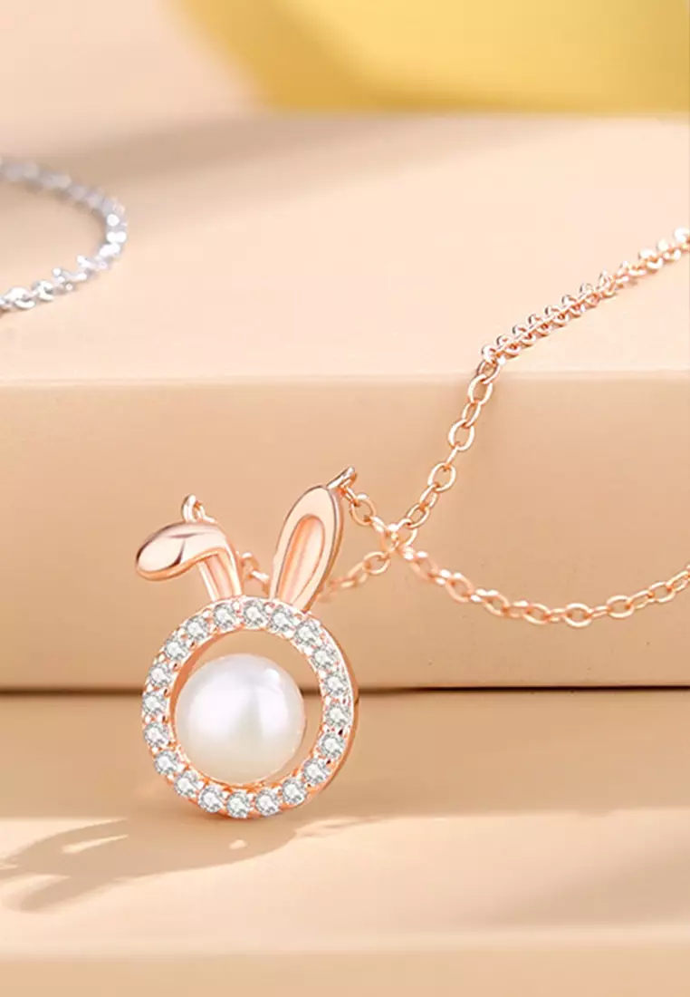 Buy SUSEN Rabbit Pearl Necklaces 2024 Online ZALORA Singapore