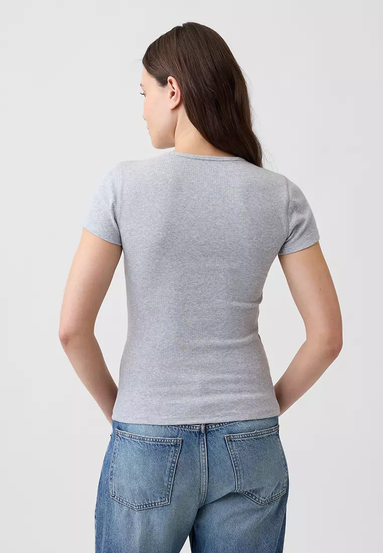 Buy GAP Modern Rib Logo Top 2026 Online | ZALORA