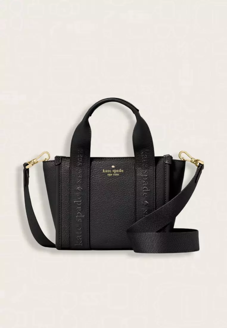 Kate Spade Kip Leather Mini Tote Black