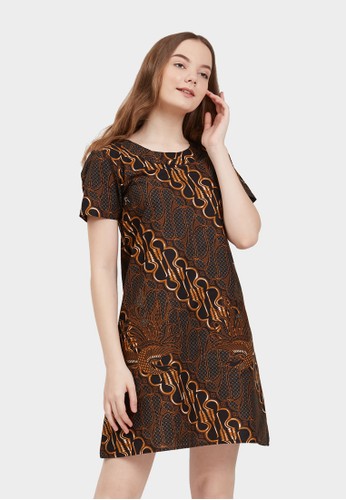 Jual ODZA CLASSIC Batik  Dress Parang  Garuda  Original 