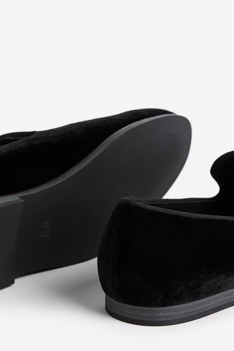 H&m top velour loafers