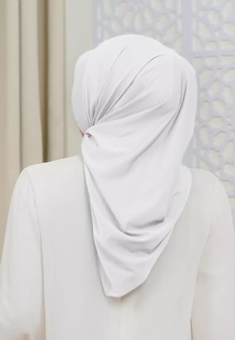 HIJAB INSTAN SOFTPAD AMEENA - WHITE