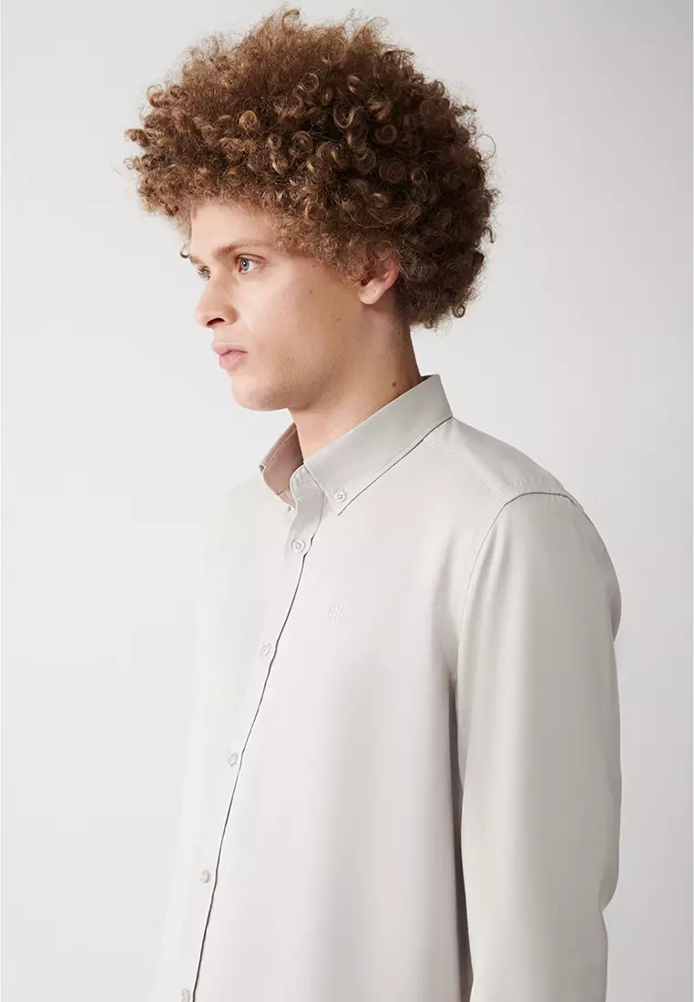 Long Sleeves Collared Shirt