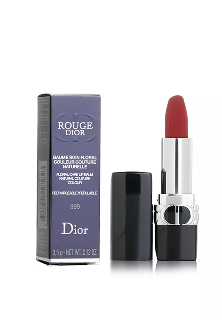 CHRISTIAN DIOR Rouge Dior Floral Care Refillable Lip Balm 999 (Matte  Balm)