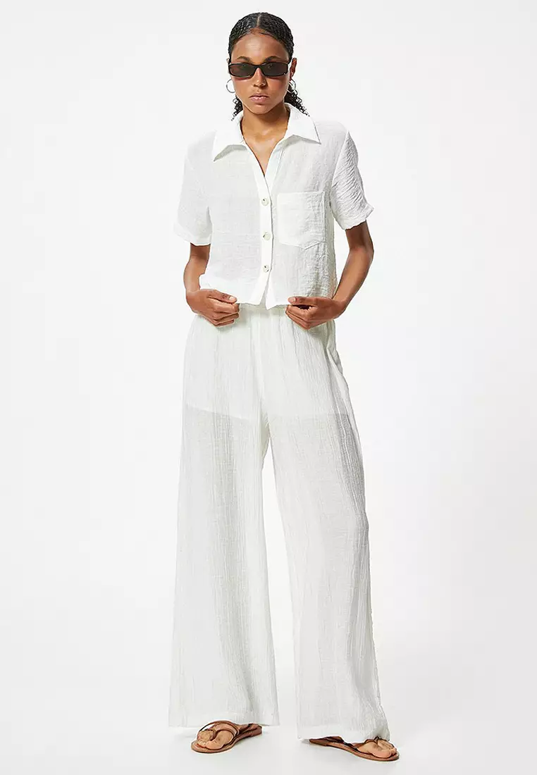 Crop Short Sleeve Shirt