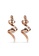 Her Jewellery gold Spiral Earrings (Rose Gold)-  Made with Swarovski Crystals 4CFECACF271DD3GS_2