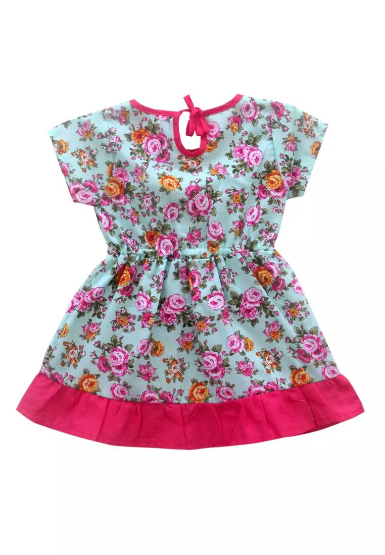 Two Mix Dress Anak Perempuan / Home Dress Anak / Daster Rumah Anak Perempuan 4068