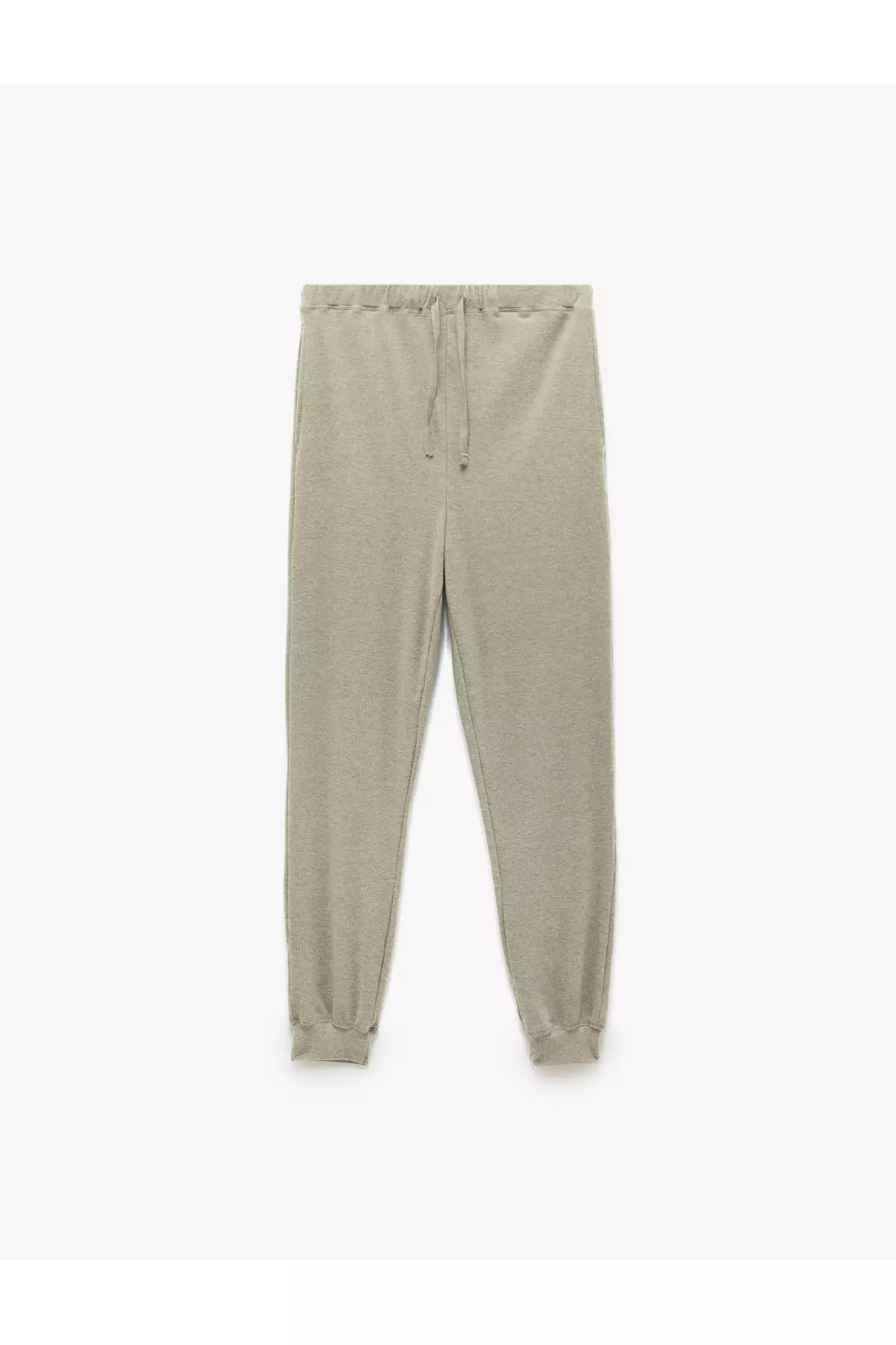 Comfortable Fit Tie Waist Soft Textured Jogger Sleepwear Bottoms