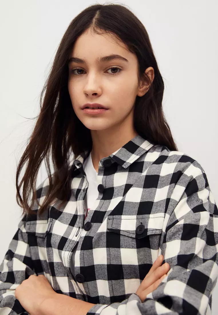 Teens Check Cotton Shirt