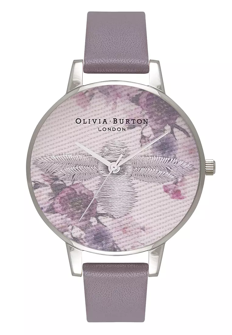 Olivia burton silver online watch