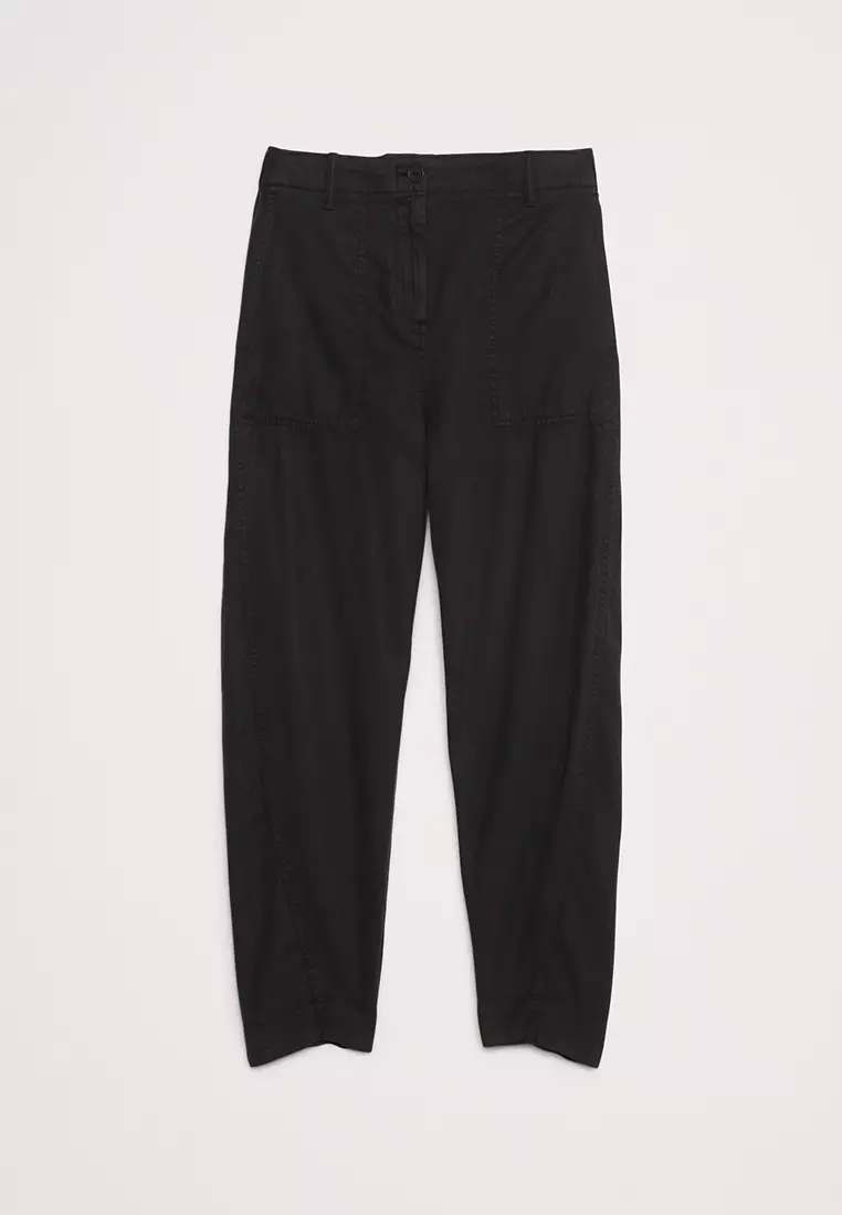 Soma High-Rise Barrel-Leg Pant