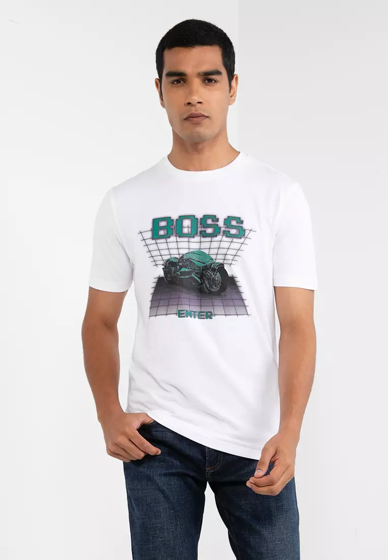 Buy BOSS Graphic T Shirt BOSS Orange 2024 Online ZALORA Singapore