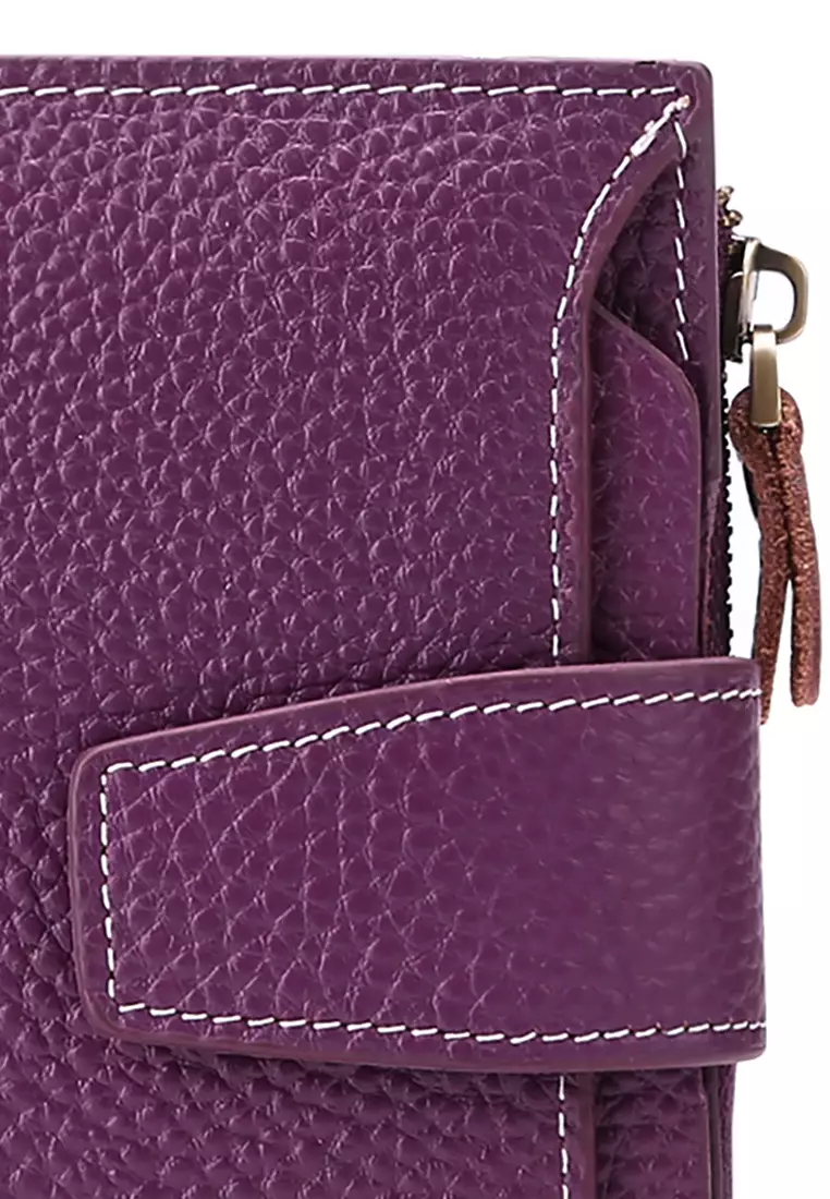 Pebbled Cow Leathers Short Wallet