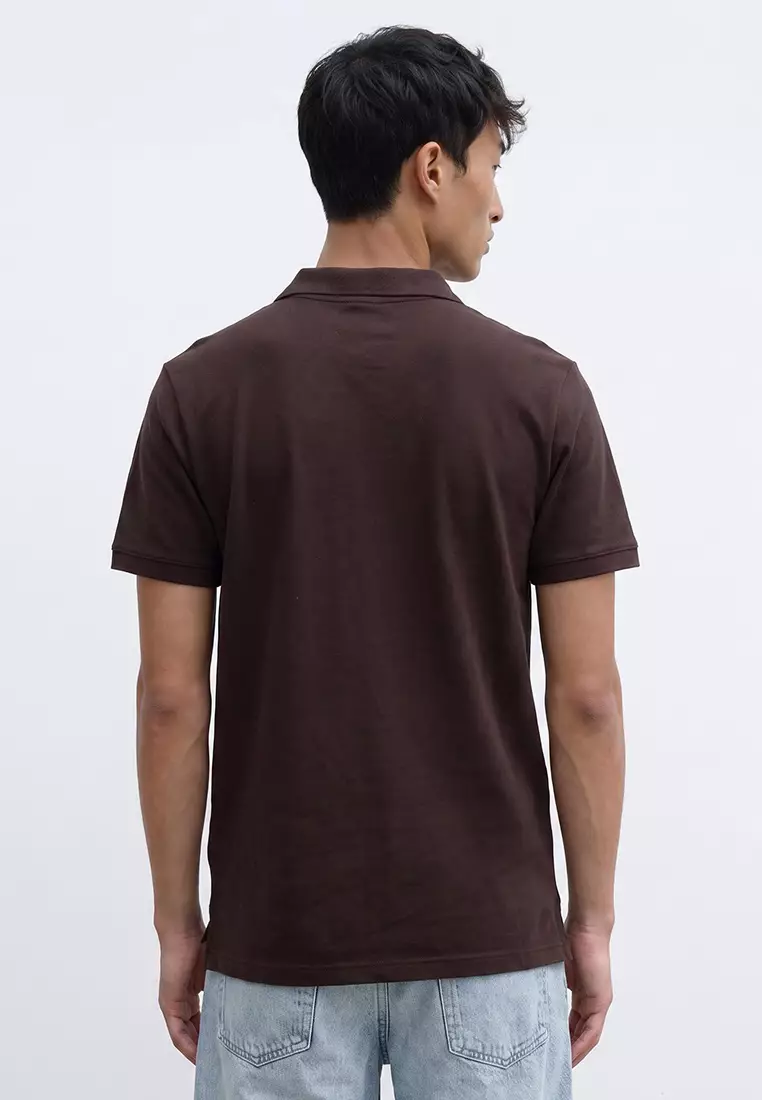 Logo Pique Polo Shirt