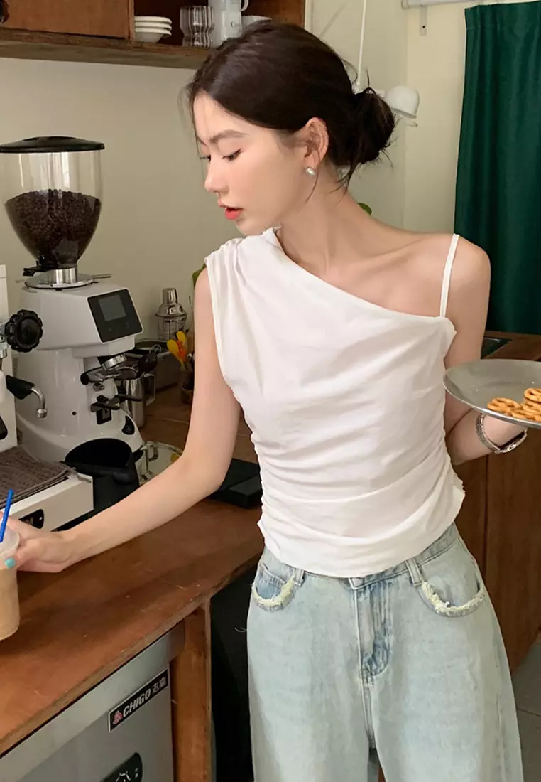 最終お値下げ‼️commesi studio SoftTouch Cami Top SoftTouch Cami Top (Gray×Black) – COMME SI STUDIO