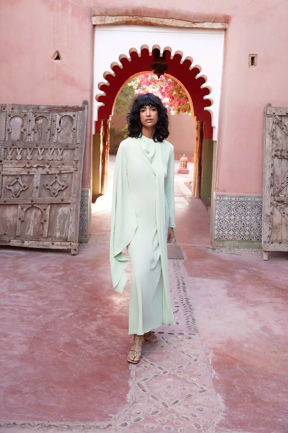 Draped Maxi Dress