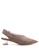 PRODUIT PARFAIT beige Clear Heel Pointed Toe Suede Pumps 92313SHA61691EGS_1