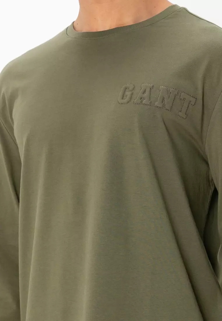 Embossed Long Sleeves T-shirt