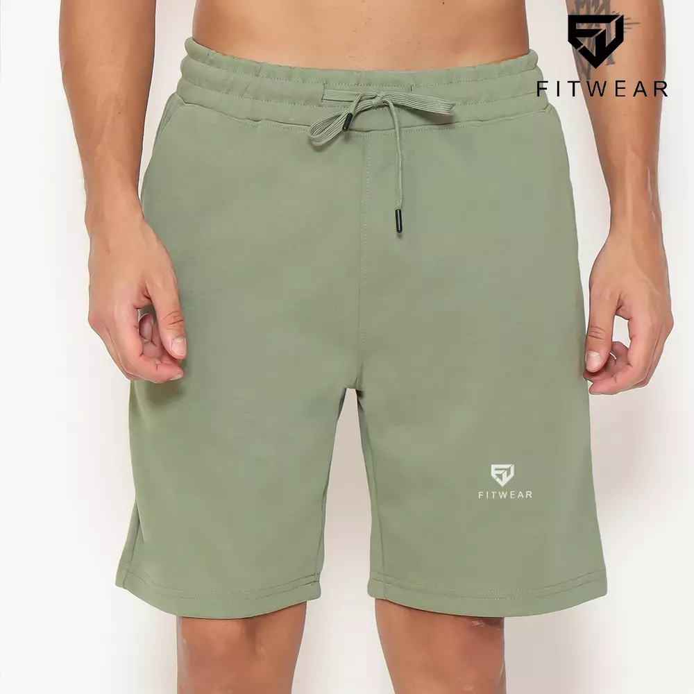 Fitwear - Celana Pendek Olahraga Pria JAYDEN BASIC SHORT - SAGE