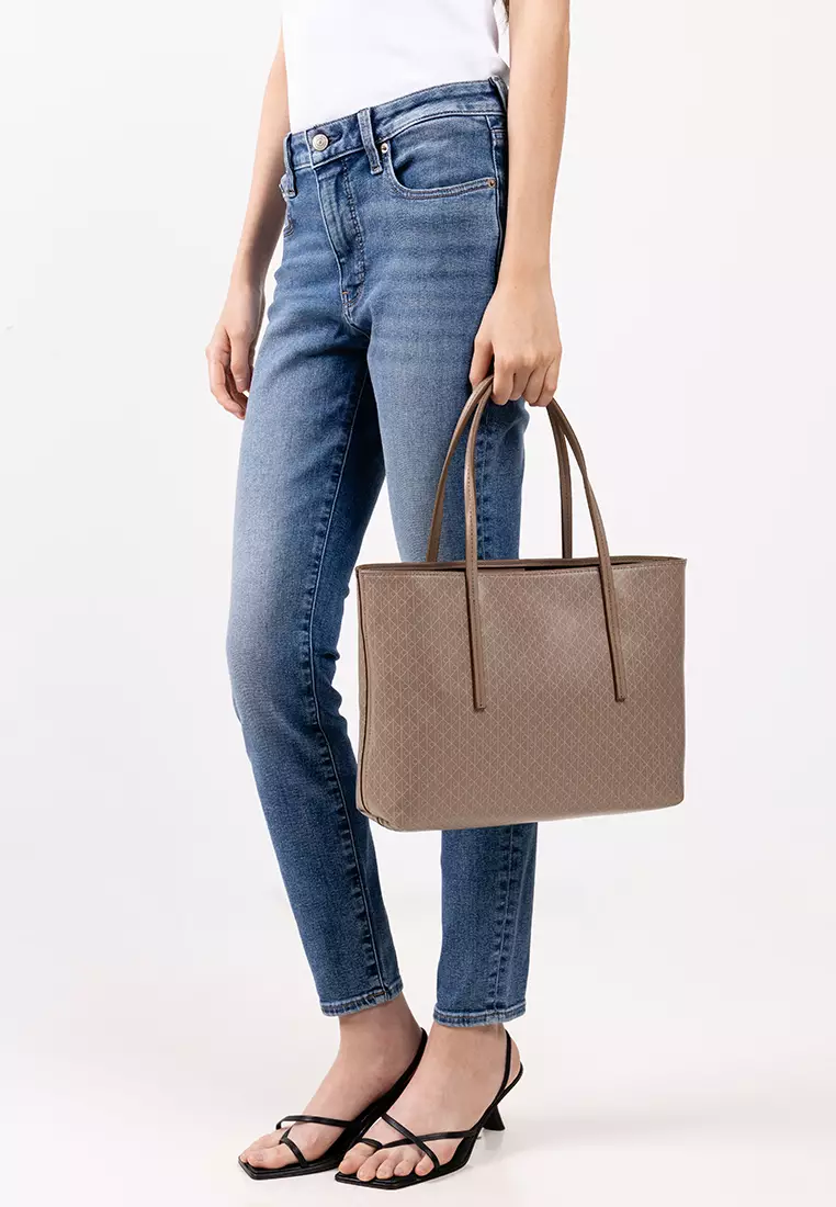 印花商標圖案印花小型托特包連小袋 - Calvin Klein 配飾