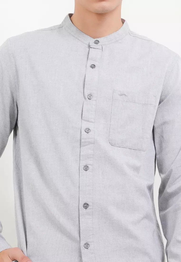 Cj Kemeja Koko Lengan Panjang