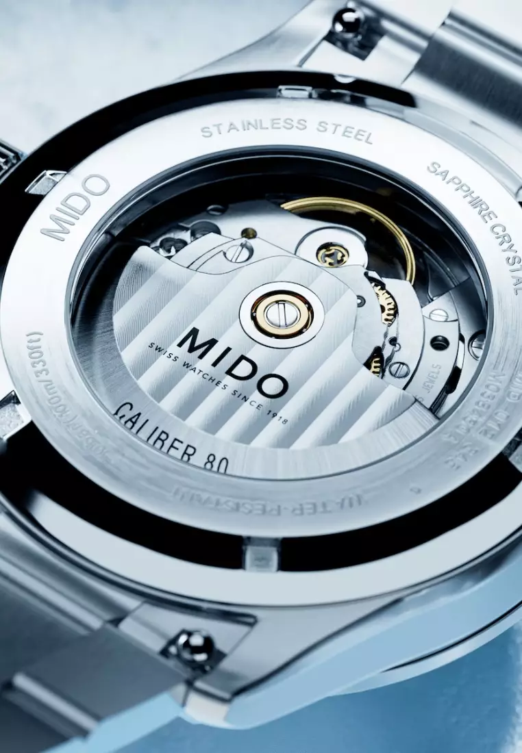 Mido Mido Multifort M Freeze Ice Blue Gradient Dial Automatic Watch ...