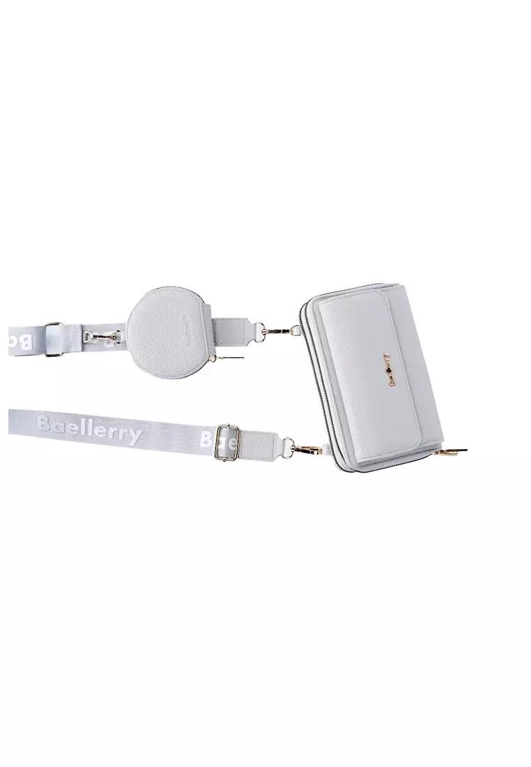 Tas Selempang Wanita Model Dompet Panjang PU Leather Quality Premium ORIGINAL