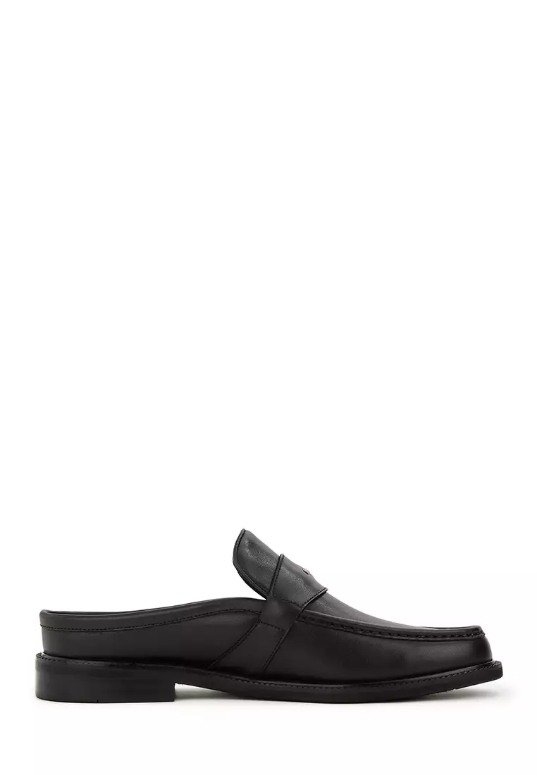 Discount on BONIA  shoes - SKU: Black Argilosi Monogram Driving Shoes