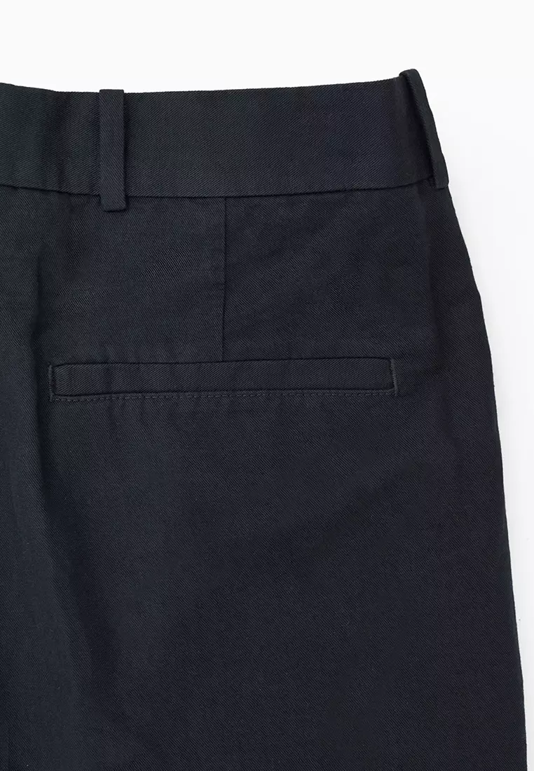 COS Pleated Straight-Leg Linen-Blend Trousers 2024 | Buy COS Online ...