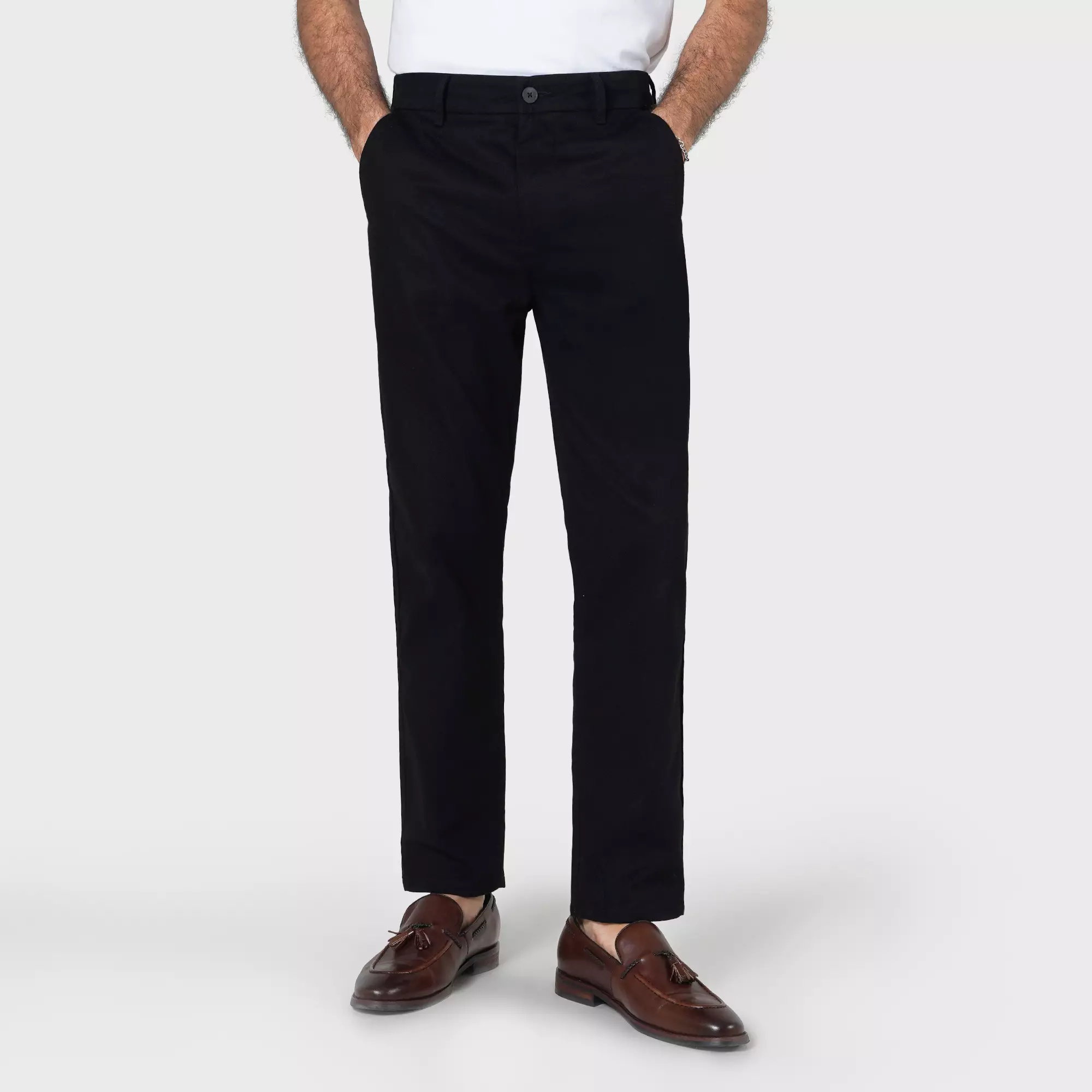 CELCIUS Celana Chinos Panjang Slim Fit L03000720C Hitam