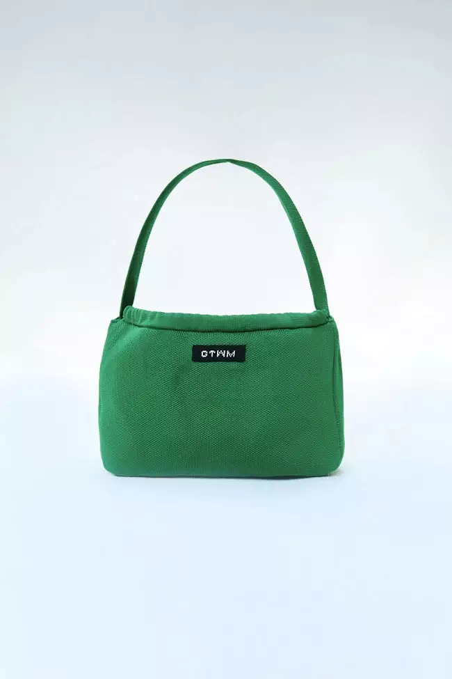 Gentlewoman Knit Dumpling Bag Matcha Colada