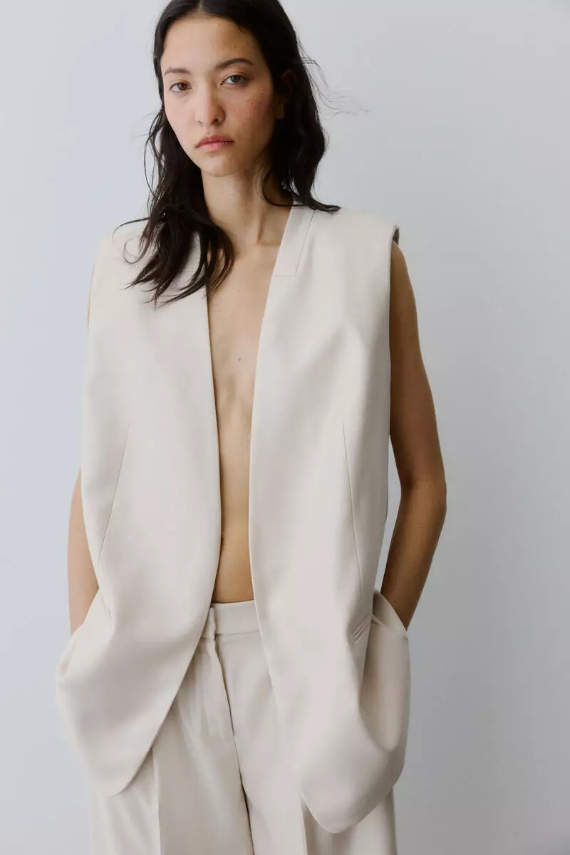 Belted waistcoat