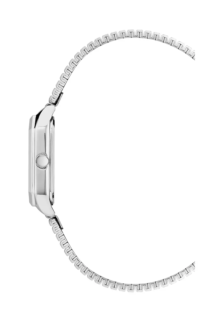 Silver Tone Sqaure Watch