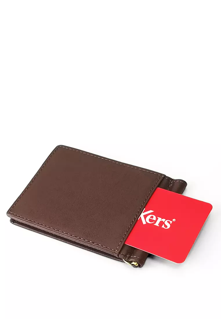 KICKERS Full Grain Cowhide Bi-Fold Money Clip