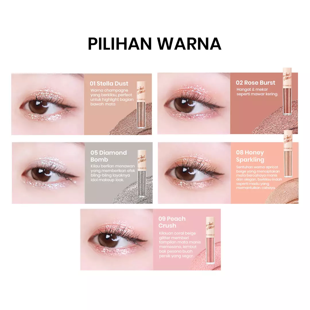 Holika Holika Eye Metal Glitter - 01 Stella Dust