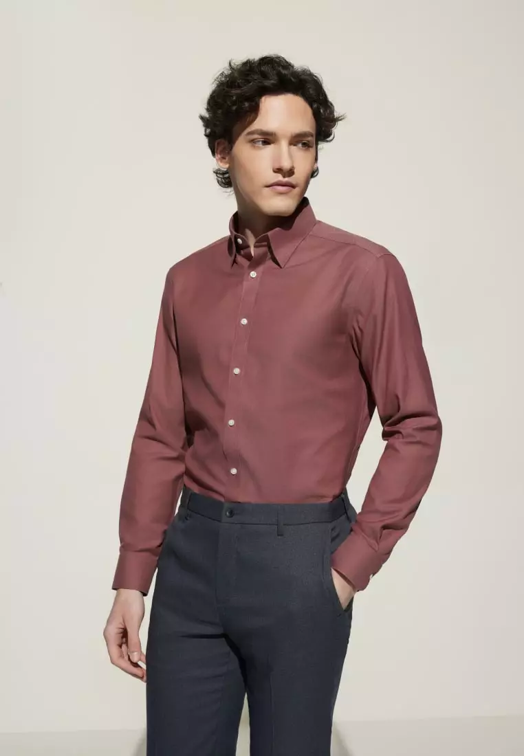 G2000 Non-Iron Cotton Stretch Smart Fit Oxford Shirt