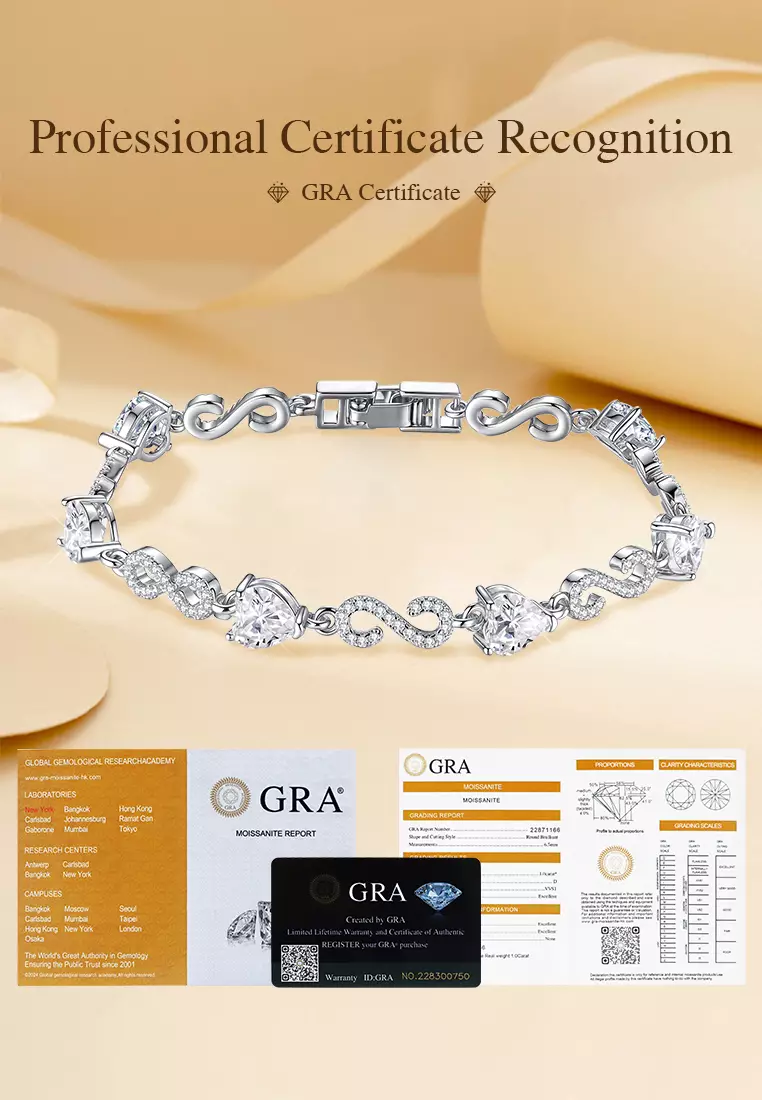 Gelang Wanita Original Berlian Korea Elegan Titanium Anti Pudar Berbentuk Hati Rantai Ganda Cewek Bracelets