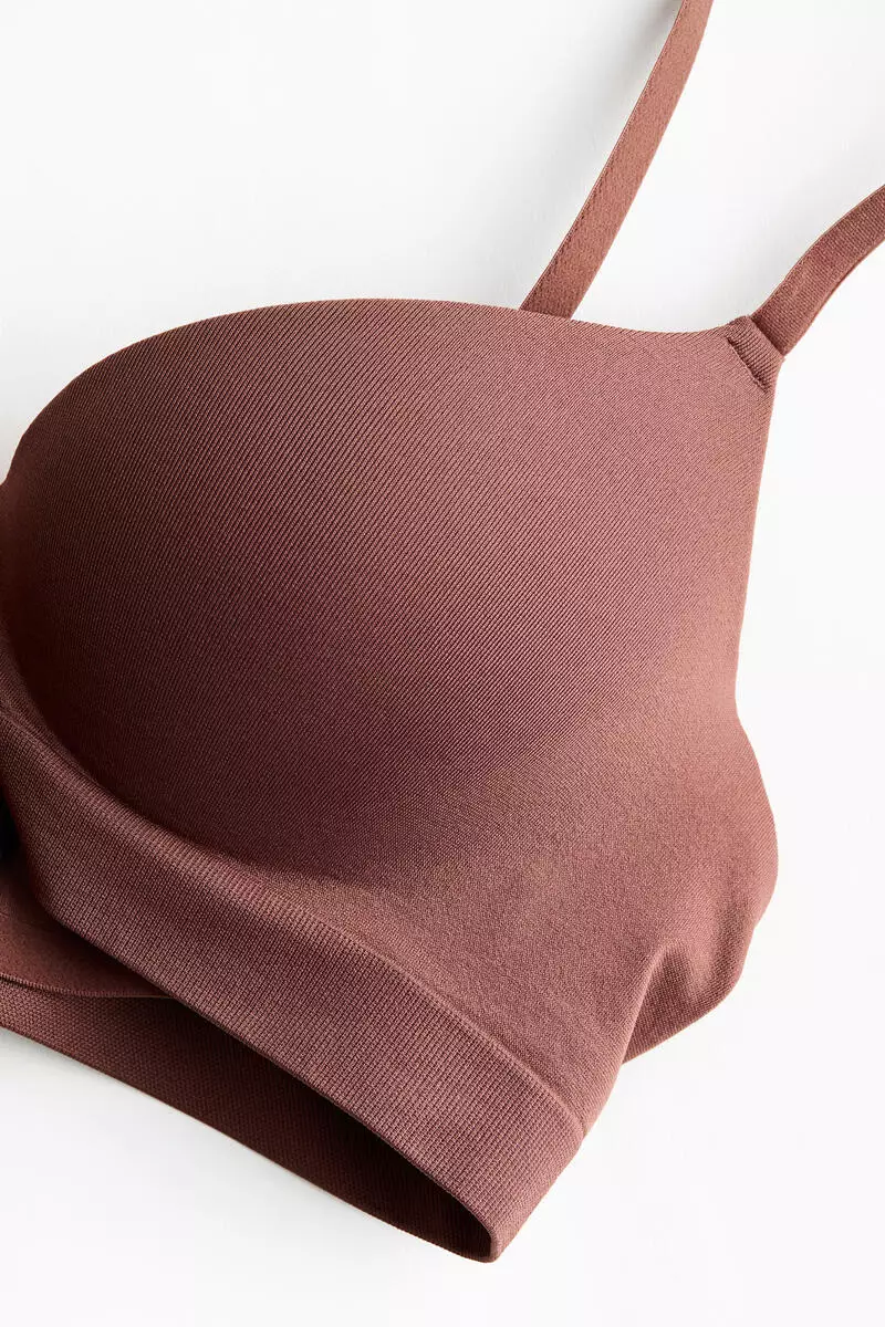 Seamless super push-up bra