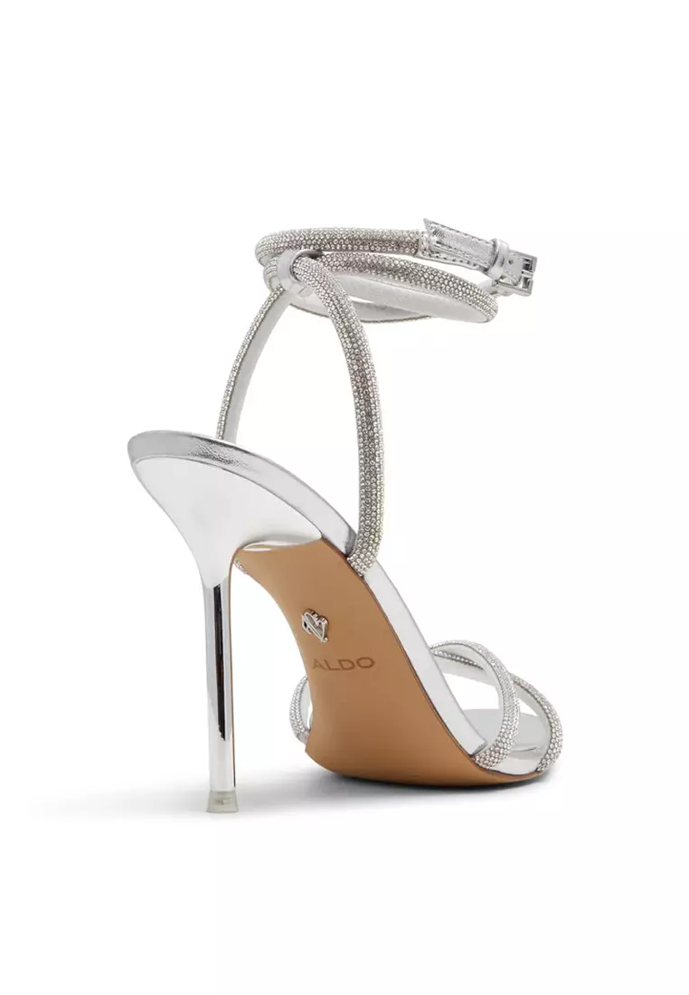 Manaelden Embellished Ankle Strap Heels