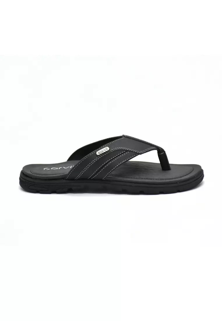 Carvil Sandal Pria Thomhaye-01 M Black