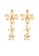 Urban Outlier gold Metal Clover Fashion Earrings 4358EAC741D5C9GS_1