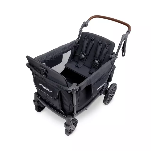 Wonderfold L4 Stroller Wagon Black -  Stroller Bayi Balita Anak