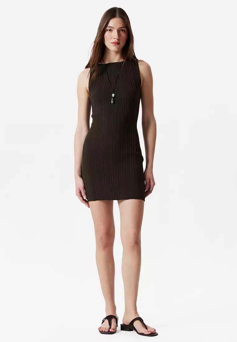 Knitted Bodycon Mini Dress