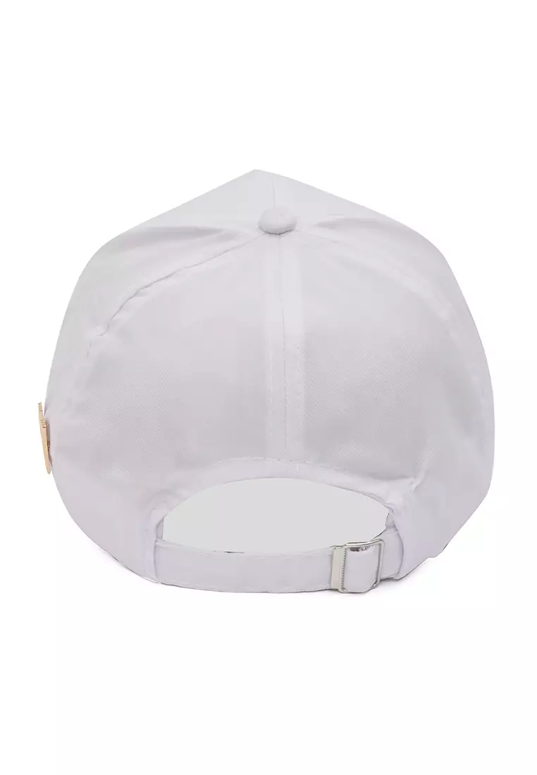 Drsh Topi Cap Snapback Baseball Motive Reclusive Material Drill ORIGINAL - White