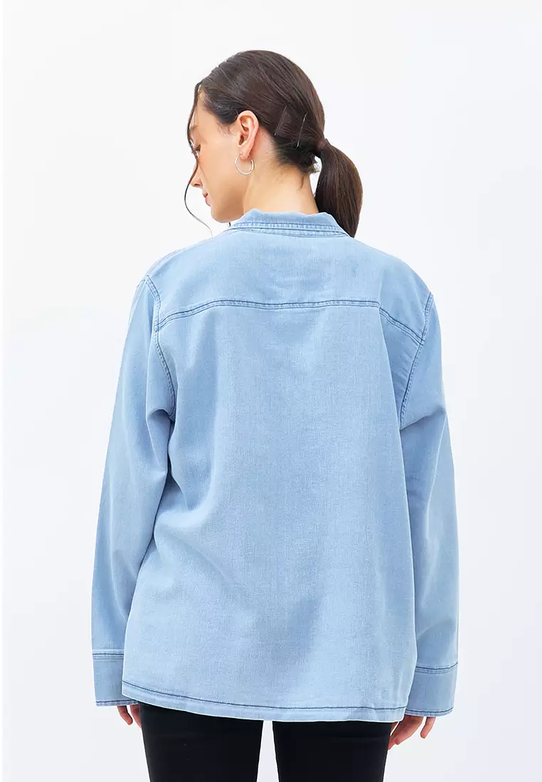 Carvil Blazer Wanita FAIRA-LB LIGHT BLUE