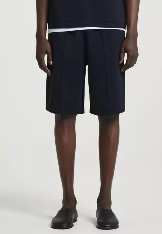Drawstring Jersey Track Shorts