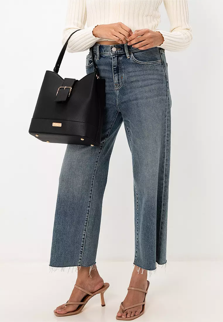 Saffiano Convertible Top Handle Bag